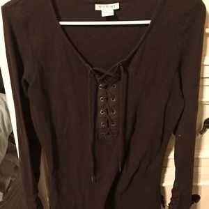 Ariat lace up long sleeve